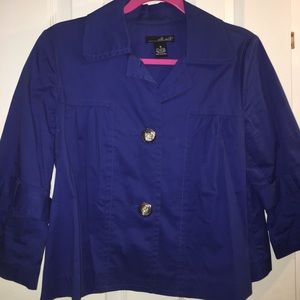 Cobalt Blue Willi Smith Jacket Blazer size M